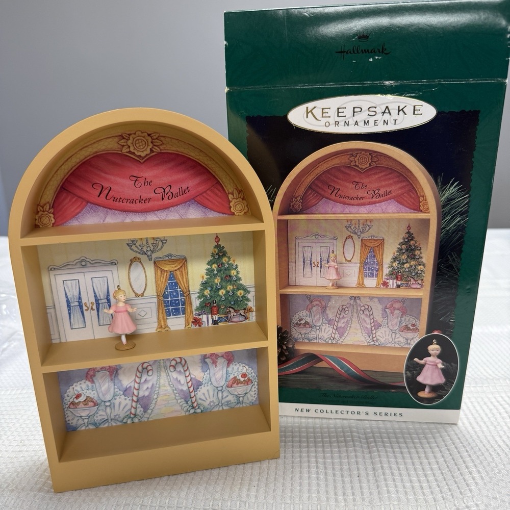 Hallmark The Nutcracker‎ Ballet House/Display Stage Keepsake Ornament 1996 New
